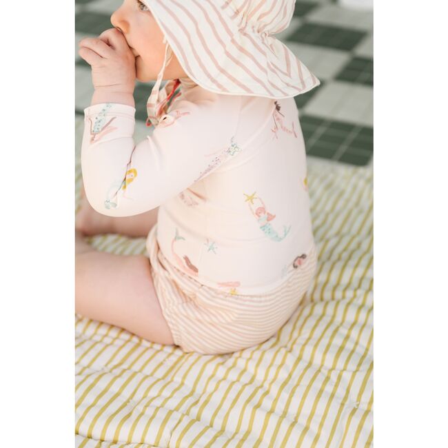 Baby Swim Rash Guard & Bloomer, Mermaid Melody - Shorts - 3