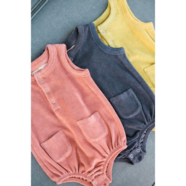 Classic Terry Pocket One-Piece, Ocean - Jumpsuits - 6