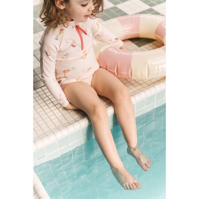 Toddler Swim Rash Guard & Bottom, Mermaid Melody - Two Pieces - 4