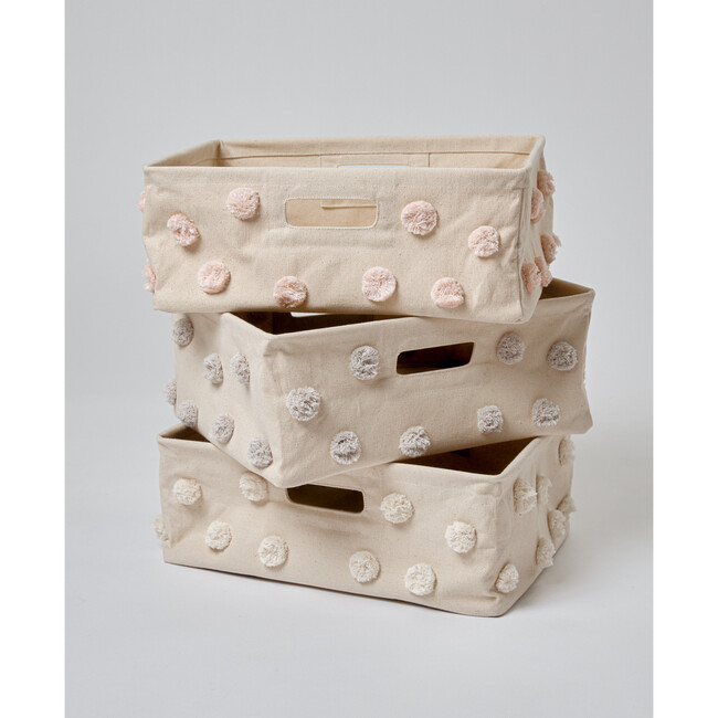 Hide Away Basket, Blush