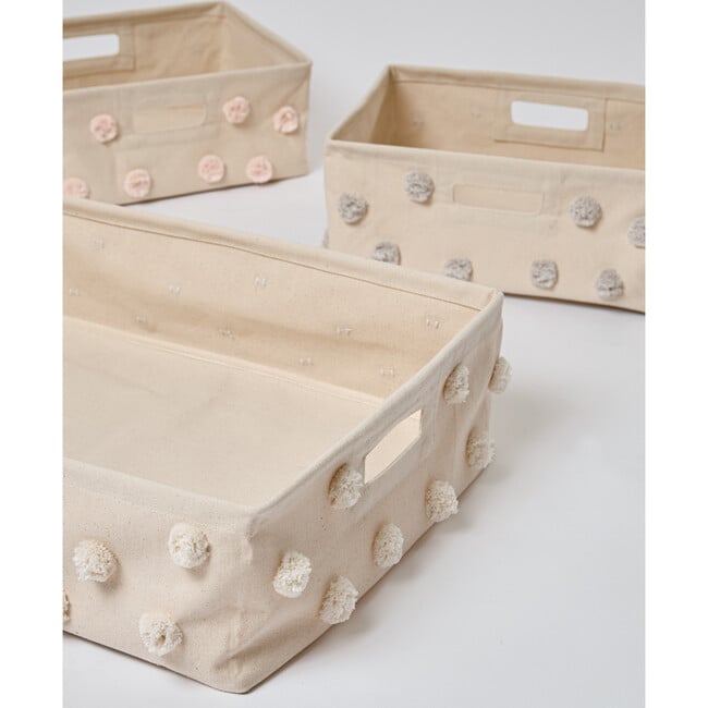 Hide Away Basket, Grey