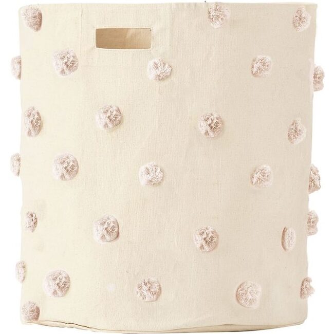 Pom Pom Hamper, Blush - Storage - 1