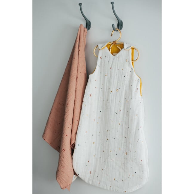 Celestial 1.7 TOG Muslin Sleep Bag, Yellow/White - Sleep Sacks - 4