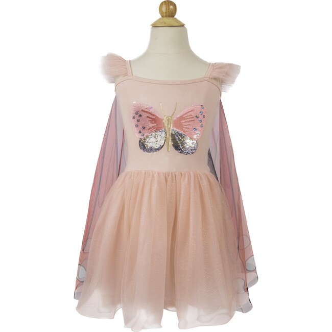 Sequins Secret Butterfly Twirl Dress with Wings