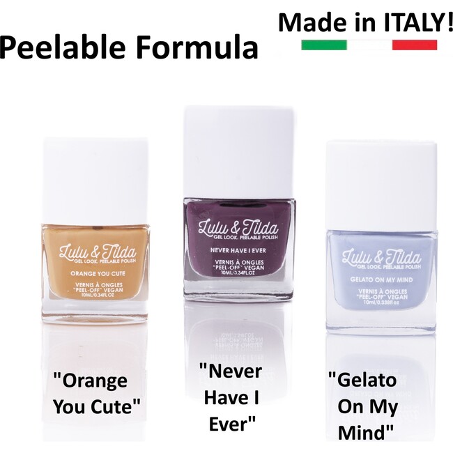 Orange You Cute Peelable Nail Polish 3pc Bundle