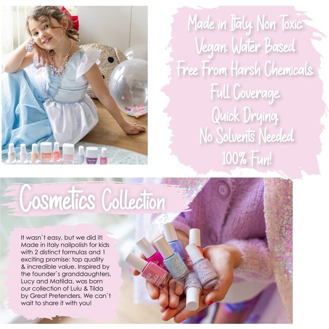 Pajama Party Washable Nail Polish 4pc Bundle