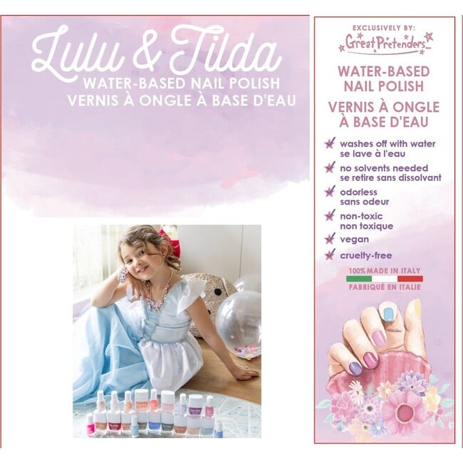Pajama Party Washable Nail Polish 4pc Bundle - Costume Accessories - 3