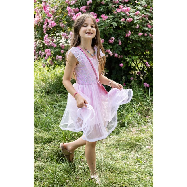 Pink Sequins Twirl Dress - Costumes - 3