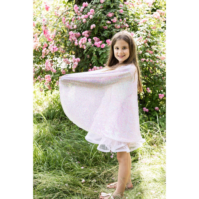 Pink Sequins Twirl Cape - Costumes - 3