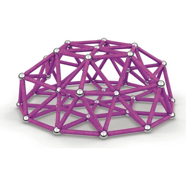 Geomag™ Masterbox 192-pc Purple Advanced Magnetic Adult Building Set - STEM Toys - 3