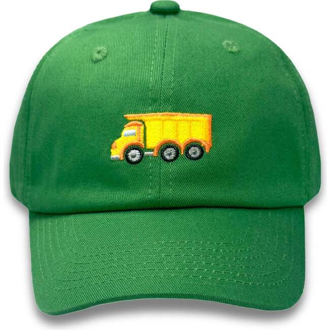 Dump Truck Baseball Hat, Green