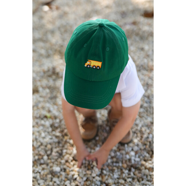Dump Truck Baseball Hat, Green - Hats - 4