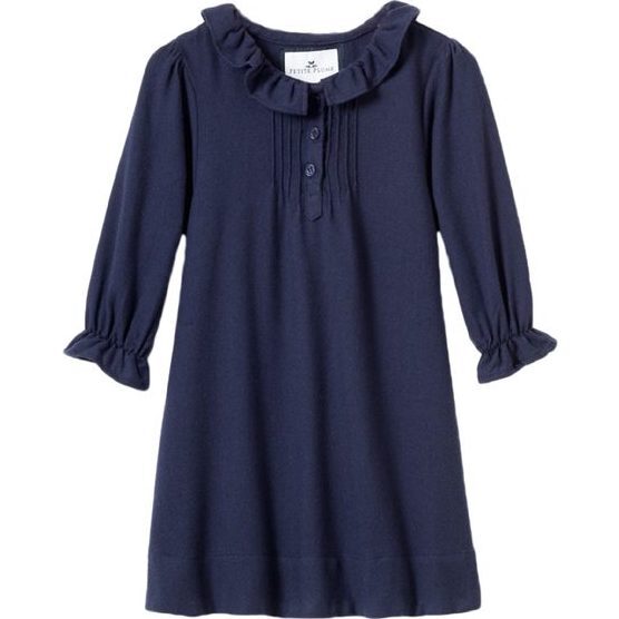Navy Victoria Nightgown