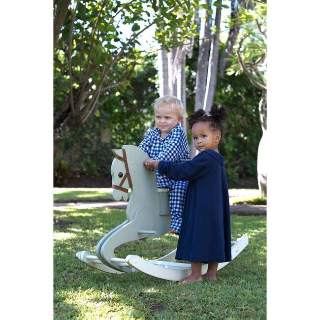 Navy Victoria Nightgown