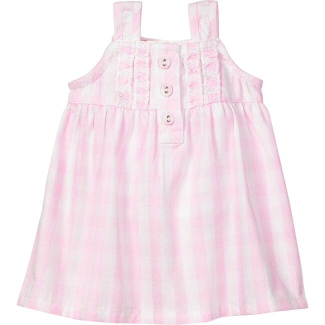 Pink Gingham Doll Nightgown - Doll Accessories - 1