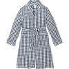 Navy Gingham Robe - Robes - 1 - thumbnail