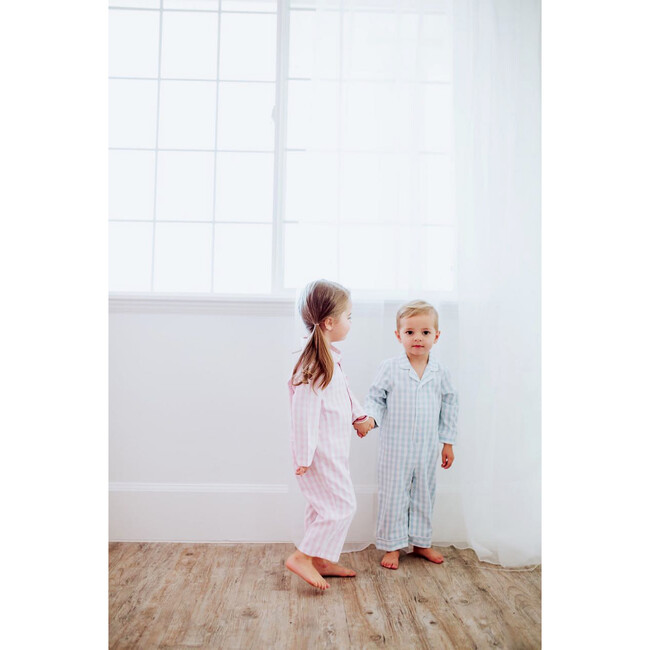 Pink Gingham Summer Romper - Rompers - 2