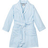 Light Blue Gingham Robe - Robes - 1 - thumbnail