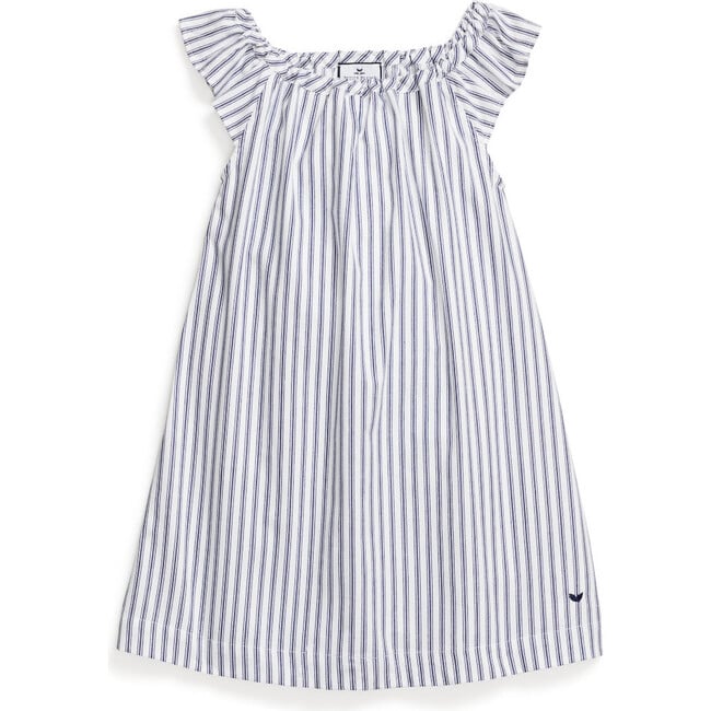 Isabelle Nightgown, Navy French Ticking - Nightgowns - 1