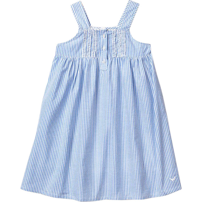 French Blue Stripes Charlotte Nightgown