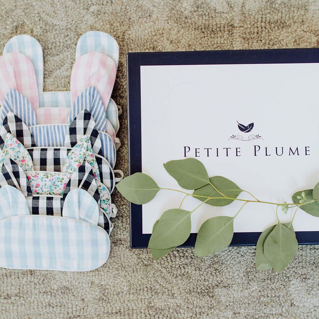 French Blue Stripes Kitty Eyemask