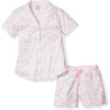 Women's Short Sleeve Short Set, Dorset Floral - Pajamas - 1 - thumbnail