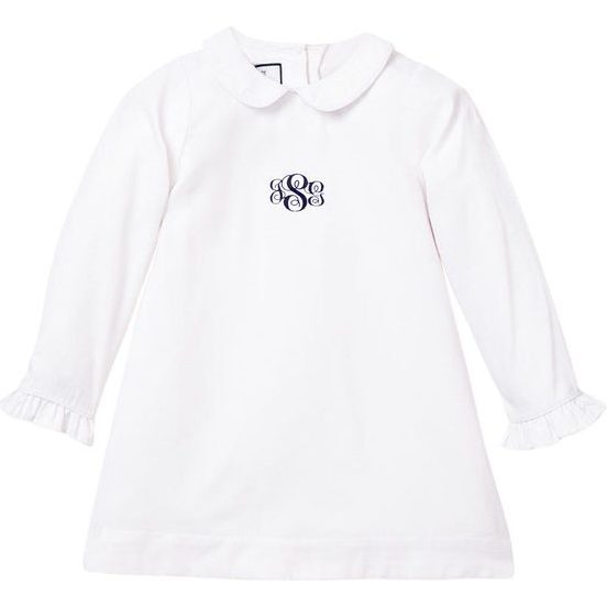 Monogrammed Sophia Nightgown, White