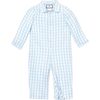 Light Blue Gingham Romper - Rompers - 1 - thumbnail