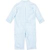 Light Blue Gingham Romper - Rompers - 2 - thumbnail