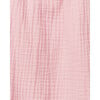 Women's Serene Night Dress, Pink Gauze - Dresses - 6 - thumbnail