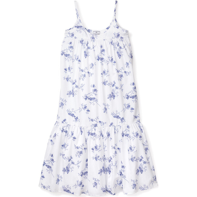 Women's Chloe Nightgown, Indigo Floral - Pajamas - 1