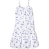 Women's Chloe Nightgown, Indigo Floral - Pajamas - 1 - thumbnail