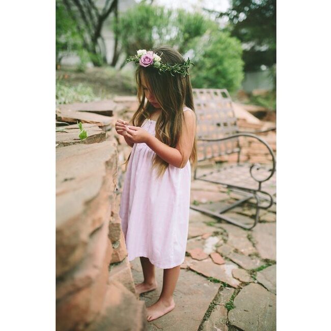 Charlotte Nightgown, Pink Gingham