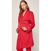 Pima Cotton Robe, Red - Robes - 2 - thumbnail