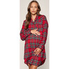 Maternity Nightshirt, Imperial Tartan - Nightgowns - 2 - thumbnail