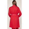 Pima Cotton Robe, Red - Robes - 4 - thumbnail