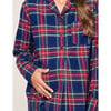 Maternity Nightshirt, Windsor Tartan - Nightgowns - 5 - thumbnail