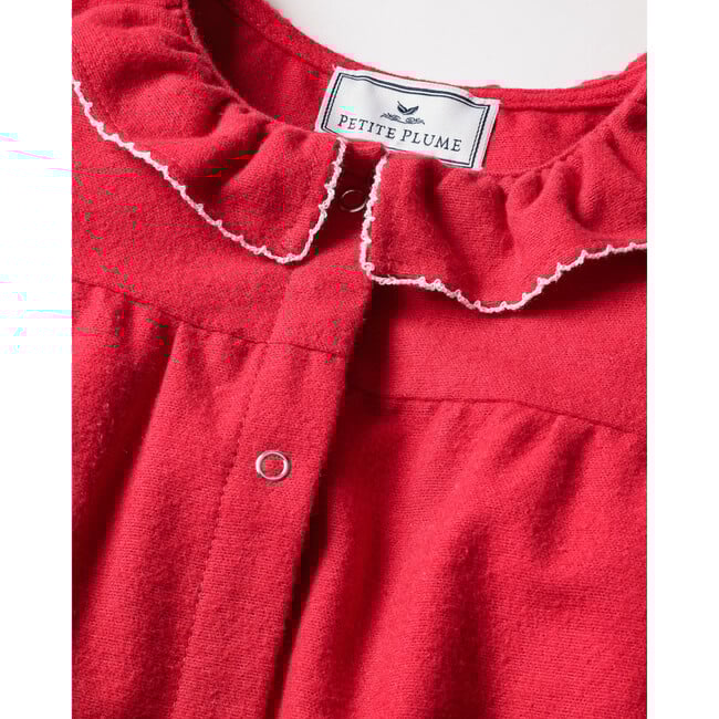 Madeline Romper, Red Flannel - Rompers - 5