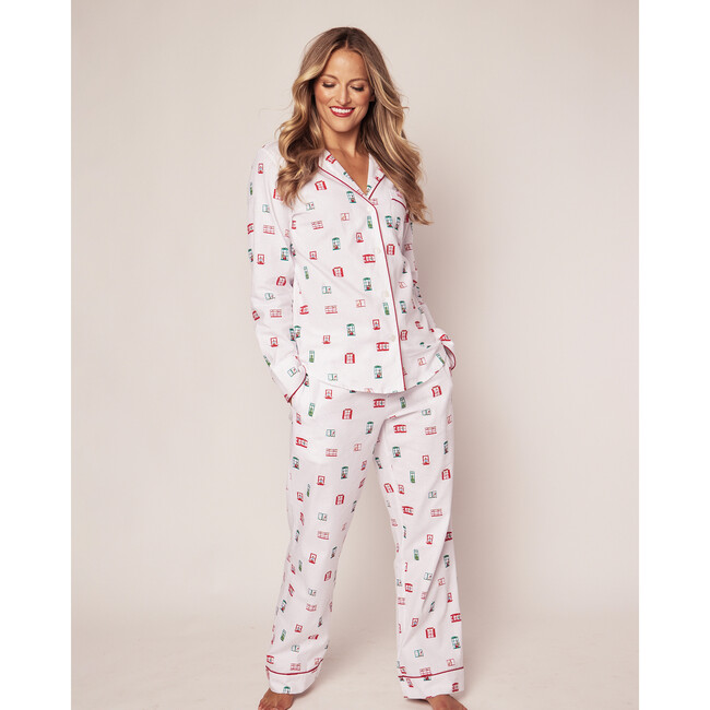 Petite Plume x Maisonette Women's Pajama Set, Night Before Christmas - Pajamas - 3