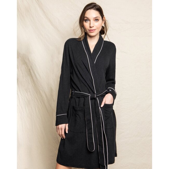 Women's Robe, Dark Heather - Robes - 2