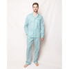 Men's Pajama Set, Emerald Ticking - Pajamas - 2 - thumbnail