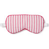 Adult Eye Mask, Antique Red Ticking - Eye Masks - 1 - thumbnail