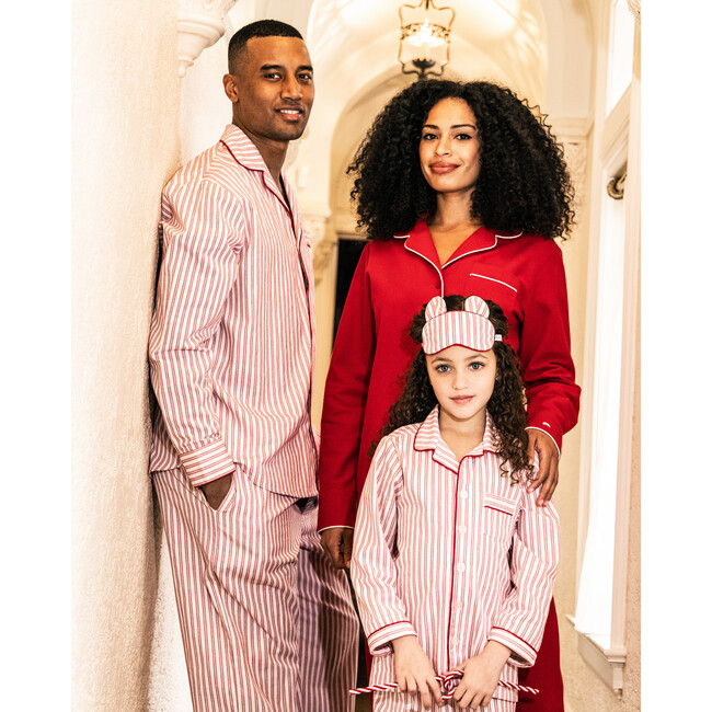 Women's Flannel Classic Pajama Set, Red