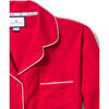 Women's Flannel Classic Pajama Set, Red - Pajamas - 4 - thumbnail