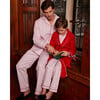 Men's Pajama Set, Antique Red Ticking - Pajamas - 3 - thumbnail