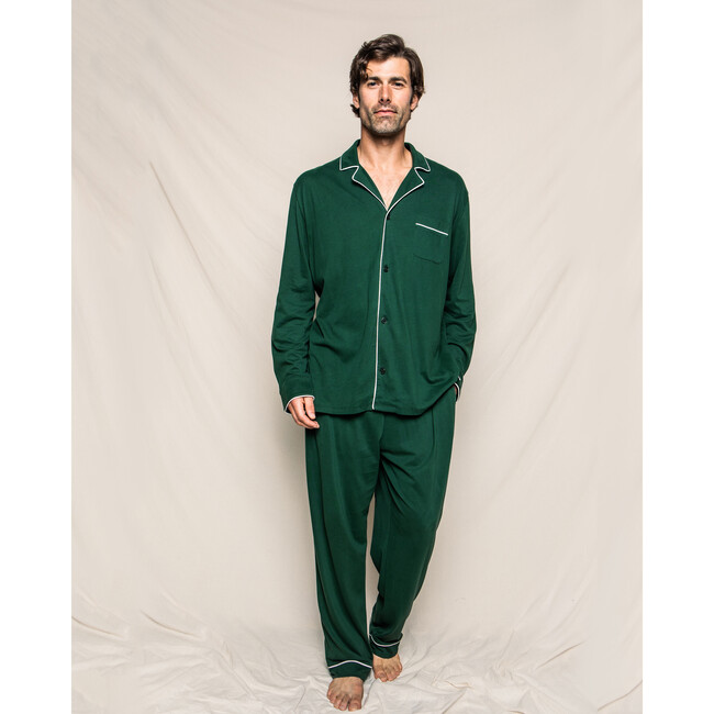 Men's Luxe Pima Cotton Pajama Set, Evergreen