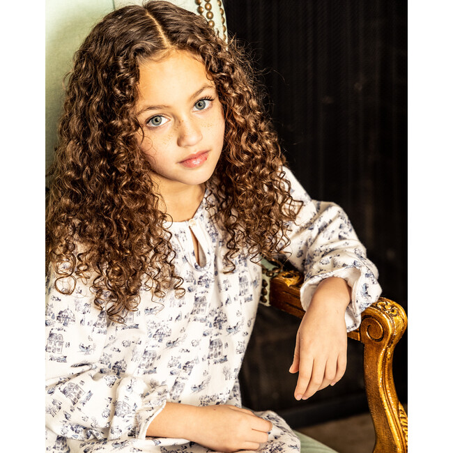 Women's Delphine Nightgown, Winter Vignette - Nightgowns - 4