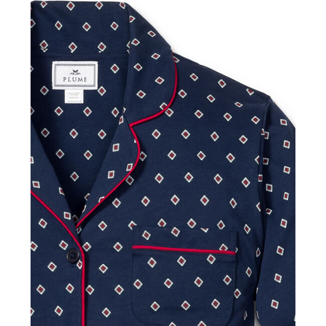 Women's Pajama Set, Luxe Pima Foulard Classic - Pajamas - 3