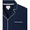 Men's Luxe Pima Cotton Pajama Set, Navy - Pajamas - 6 - thumbnail