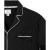 Men's Luxe Pima Cotton Pajama Set, Black - Pajamas - 5 - thumbnail
